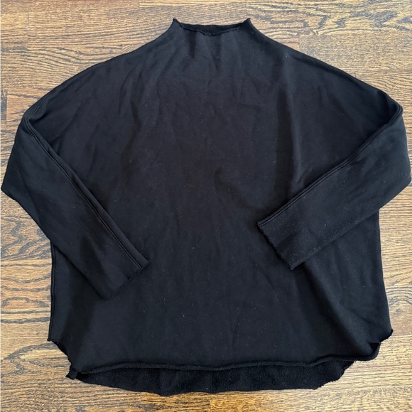 New $228 Frank & Eileen EFFIE Long-Sleeve Funnel Neck Capelet